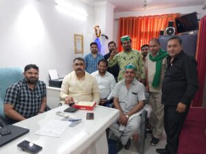 भारतीय किसान यूनियन (अ) राजनीतिक ने की बैठक