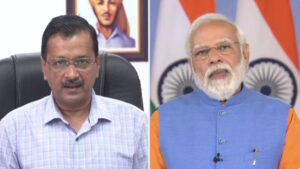 दिल्ली के मुख्यमंत्री अरविंद केजरीवाल ने पीएम मोदी के जोड़े हाथ, कहा- प्लीज हमारा बजट मत रोकिए