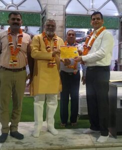सुखदेव शर्मा बने रजत विहार के निर्विरोध आरडब्ल्यूए अध्यक्ष।